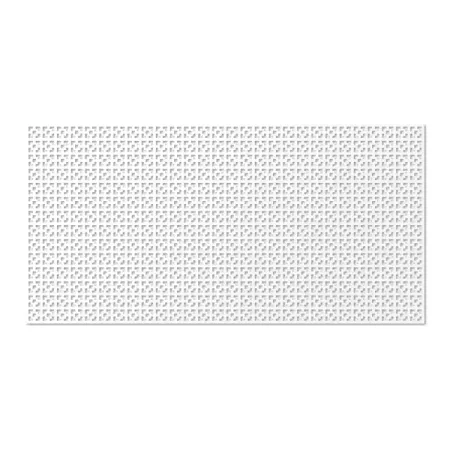 Панель ХДФ 120x60 см цвет дамаско белый