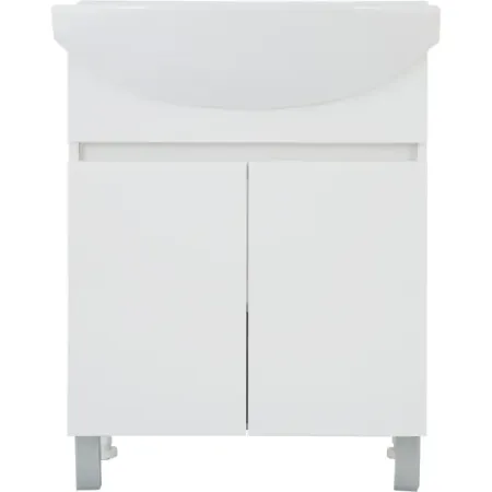Тумба под раковину напольная Соло Элеганс 65 см цвет белый