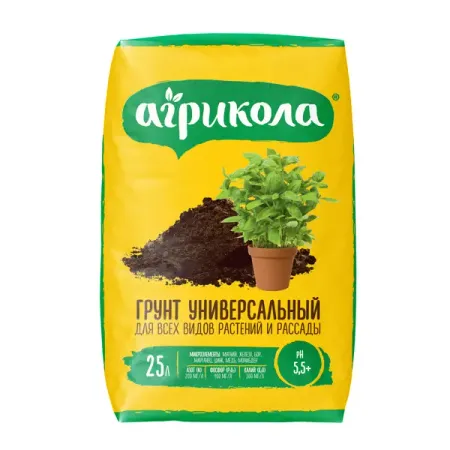 Грунт универсальный Агрикола 25 л натуральные камни и кристаллы 1 кг ebet для медитации