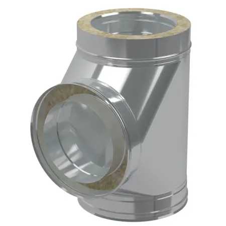 Тройник утепленный Corax 90° D115x200 430/0.8 мм