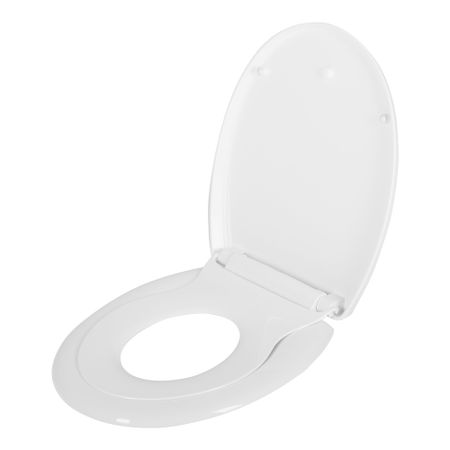 Сиденье для унитаза Wirquin Семья полипропилен с микролифтом с детской вставкой (20719572) силиконовые подъемники для крышки унитаза