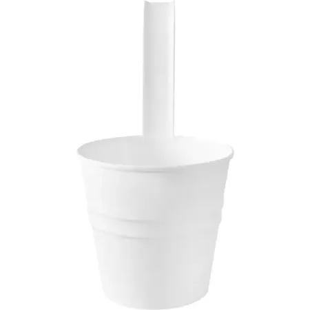 Кашпо для цветов ø20 h25 см v1.3 л пластик белый