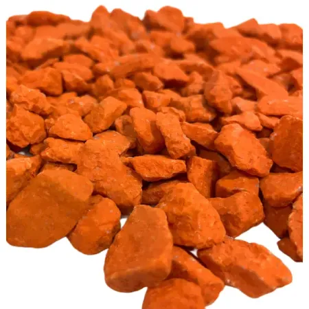 Камень окрашенный цвет оранжевый 10 кг