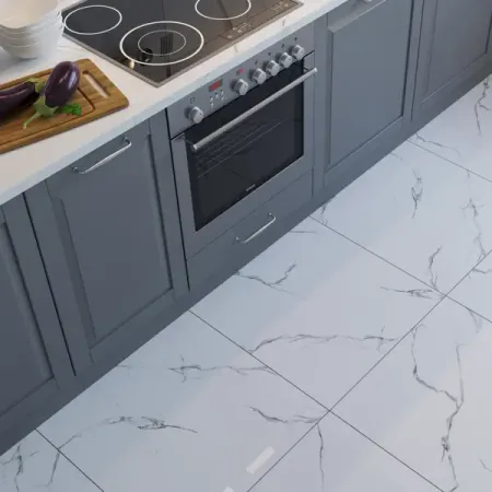 Керамогранит Grasaro Softmarble 60x60x0.9 см 1.8 м² лаппатированный цвет белый