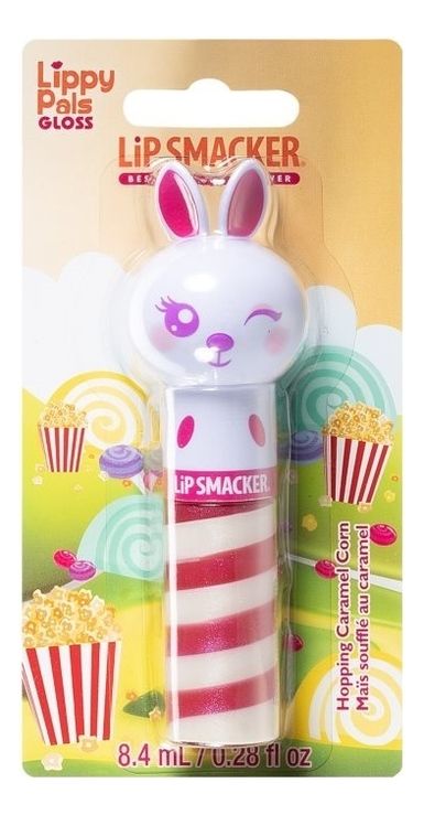 Блеск для губ Lippy Pals Gloss Hopping Caramel Corn 8,4мл (карамельный попкорн) батончик протеиновый fitnesshock shocks карамельный попкорн 35 г