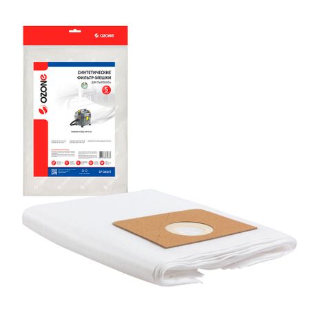 Мешок для пылесоса Ozone (CP-280/5) 20 л к моделям NT 20/1/NT 200/T 200 синтетическая ткань для сухой и влажной уборки (5 шт.) министерство внутренних дел 1802–1902 гг в 3 х томах том 2 приложение 1 автографы грамоты виды сооружений и пр исторический очерк