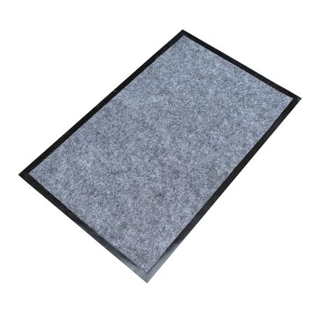 Коврик универсальный влаговпитывающий ПВХ 90х60 см серый