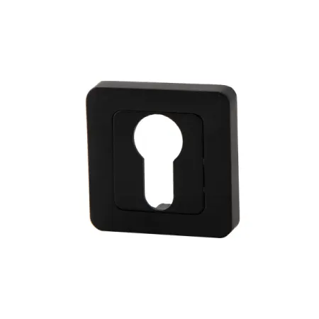 Накладки на цилиндр Code Deco DP-C-22-BLM алюминий цвет матовый черный 2 шт.