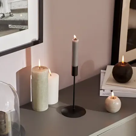 Подсвечник Луч 18 см цвет черный позолоченный ортодоксовый подсвечник htisok