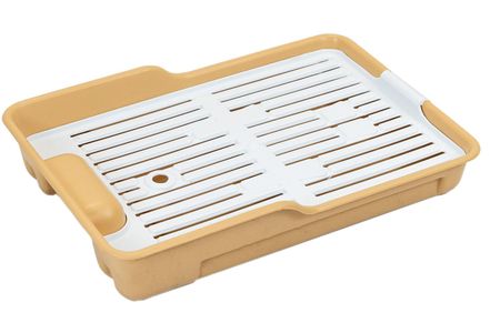 Лотки Yami Yami гигиена Туалет для кошек с крупной сеткой (бежевый)