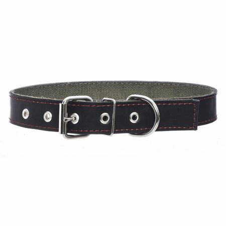 Ошейники, шлейки Yami Yami амуниция Ошейник брезентовый на коже (53-65 см)