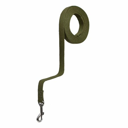 Ошейники, шлейки Yami Yami амуниция Поводок брезентовый легкий, импорт. карабин (5 м)