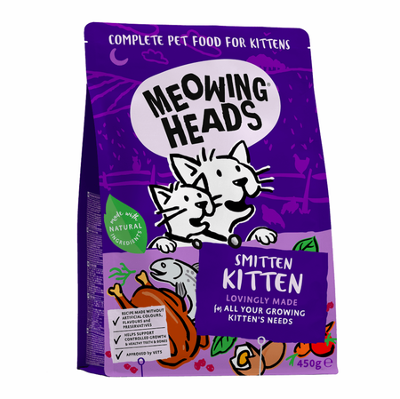 Холистики Meowing Heads Для котят, с курицей и рисом 