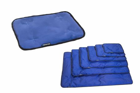 Лежаки Yami Yami лежаки Подстилка прямоугольная стёганая, тёмно-синяя (№6)