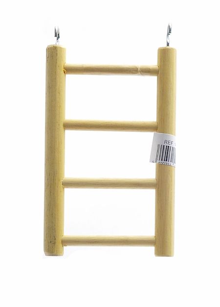 Клетки Benelux аксессуары Деревянная лесенка для птиц 4 ступени (8,5х15 см)