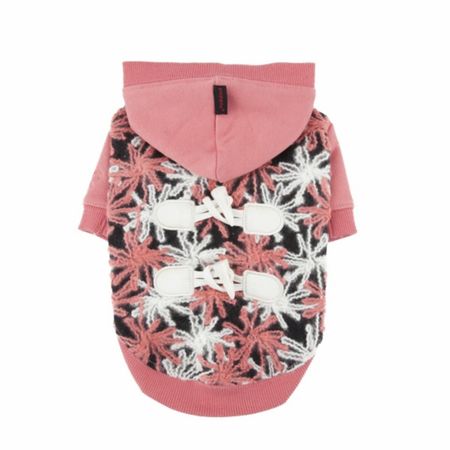 Одежда Puppia Худи с капюшоном и вывязанными цветами 