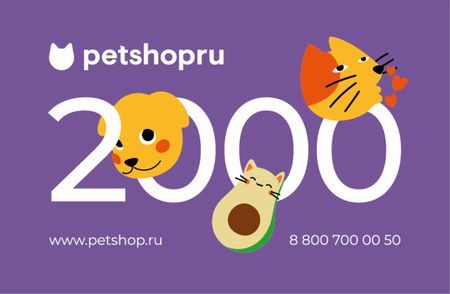 Подарочные сертификаты Сертификат Подарочный сертификат на 2000 рублей (1 г)