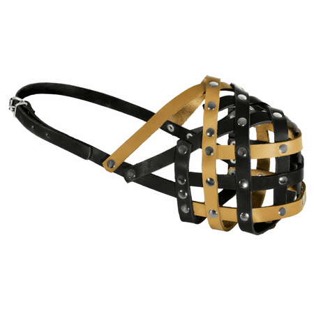 Ошейники, шлейки Tappi амуниция Кожаный намордник 