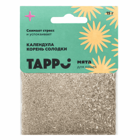 Для дома Tappi игрушки Кошачья мята с календулой и корнем солодки в пакете (15 г)