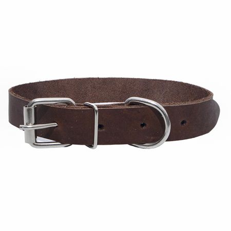 Ошейники, шлейки Yami Yami амуниция Ошейник кожаный коричневый 