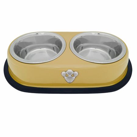 Миски Tappi миски Двойная миска с нескользящим покрытием 