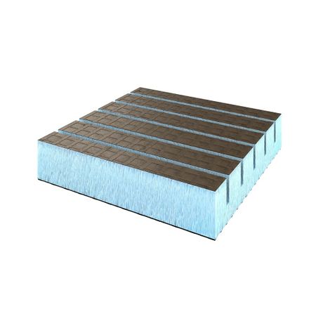 Плита теплоизоляционная Ruspanel RPG Real 20х600х2500 мм с двухсторонним армированием с поперечными пропилами плита теплоизоляционная ruspanel rpg basic 40х600х2500 мм с двухсторонним армированием