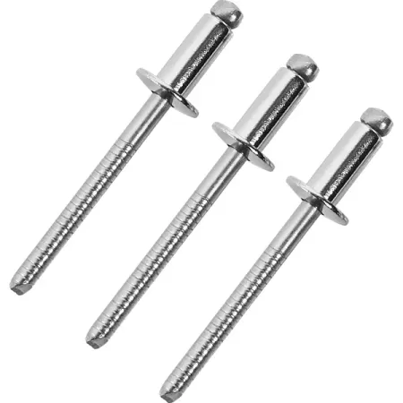 Заклепка вытяжная нержавеющая сталь 4.8x10 мм 50 шт. высокопроизводительные многосетчатые алгоритмы строительной механики тонкостенных конструкций