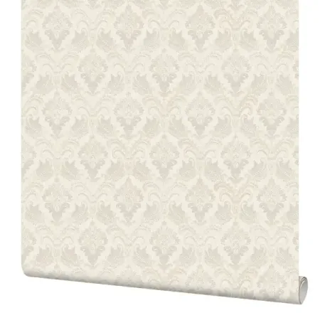 Обои флизелиновые Wall Up Dalia бежевые 1.06 м 652017