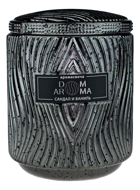 Ароматическая свеча Сандал и Ваниль: свеча 420г (деревянный фитиль)