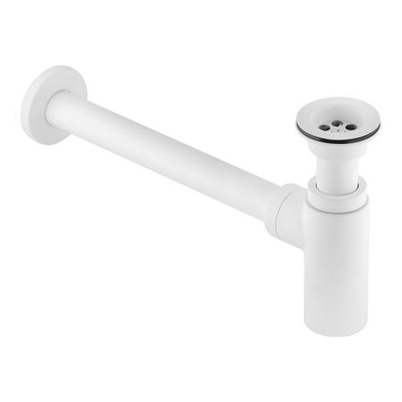 Сифон для раковины Wirquin Linies 1 1/4х32 мм с выпуском d65 мм с отводом белый (30987101)