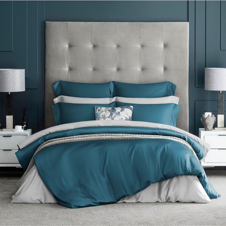 Комплект постельного белья Togas Сенса бирюзовый Двуспальный евро