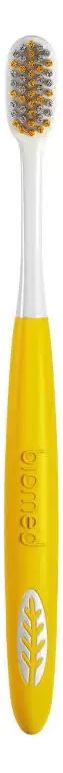 Зубная щетка антибактериальная с ионами серебра BioMed Silver Medium (желтая) сплат innova зубная щетка с ионами серебра
