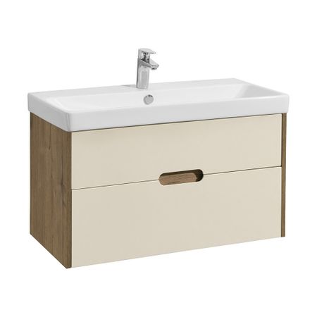 Тумба под раковину Aquaton Оливия 90 см подвесная бежевая/дуб веллингтон (1A254401OLVG0) адриана мэзер убивая ноябрь