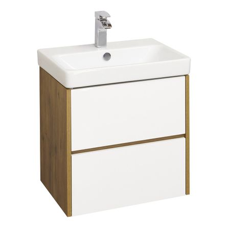 Тумба под раковину Aquaton Сканди 55 см подвесная белая/дуб рустикальный (1A251701SDZ90) вахба аз зухайли гражданские и финансовые правоотношения ханафитский фикх в популярном изложении