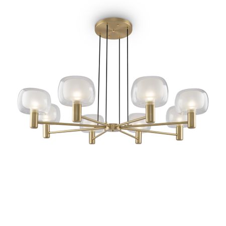 Светильник подвесной Maytoni MOD411PL-08G светильник подвесной apeyron е27 40вт 230в розовый шнур белый 600мм крепление на крючок 250х110мм