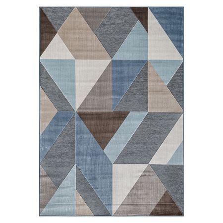 Ковер 2х2,9 м прямоугольный Genova 938529 699943 серо-синий