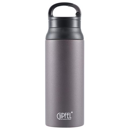 Термос вакуумный Gipfel Ontario серый 600 мл