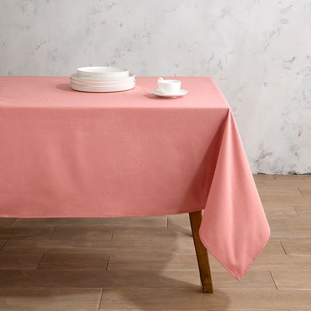 Скатерть Флемеля/Flamelia, розовая розовая клетчатая скатерть из полиэстера хлопка