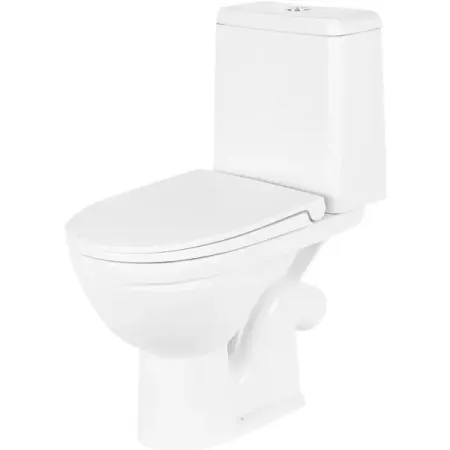 Унитаз-компакт Sensea Симпл безободковый сиденье с микролифтом двойной смыв