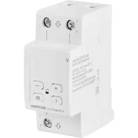 Реле напряжения Welrok D2-40 цвет красный реле omron g2r 1 sn g2r 2 sn