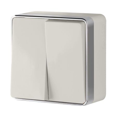 Выключатель Werkel Gallant двухклавишный накладной слоновая кость (a051562)