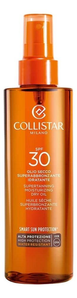 Сухое масло-спрей для загара лица и тела Olio Secco Superabbronzante Idratante SPF30 200мл масло спрей солнцезащитное защита и загар spf30 sun nivea нивея 200мл