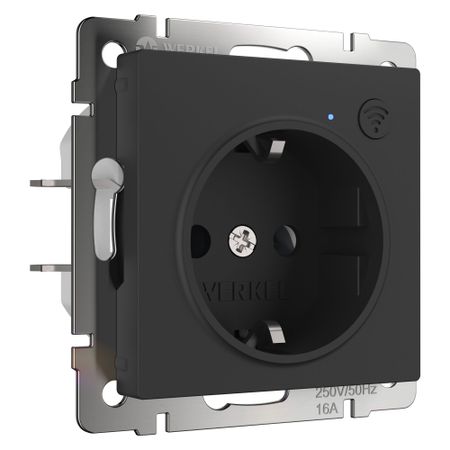 Умная розетка Werkel Minimir Home (a056422) скрытая установка черная с заземлением джонни ламберт домой по опасной реке