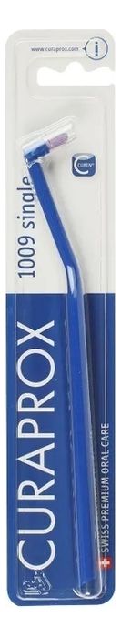 Монопучковая щетка Single & Sulcular 1009 9мм: Темно-синяя