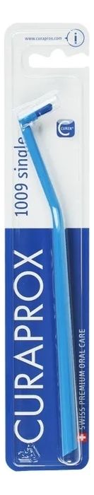 Монопучковая щетка Single & Sulcular 1009 9мм: Синяя