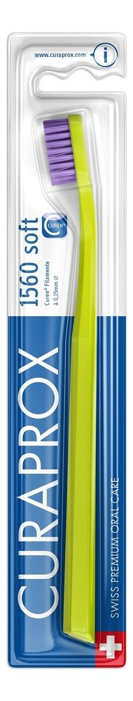 Зубная щетка Soft CS 1560 0,15мм: Салатовая