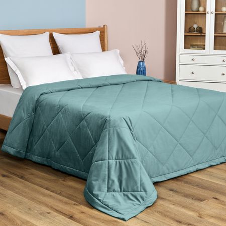 Покрывало Веллют/Vellut, морская волна кокот staub круглый морская волна 24 см 4 25 л