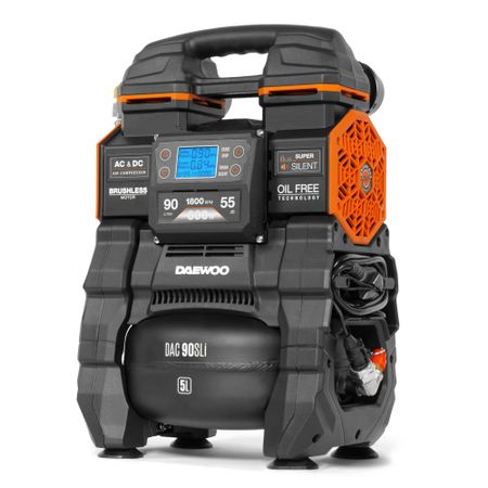 Компрессор аккумуляторный DAEWOO 21В / 220В DAC 90S Li