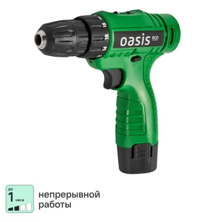 Дрель-шуруповерт аккумуляторная Oasis Eco AV-12, 12 В Li-ion 1.3 Ач муфта вала zyshtnc d20l25