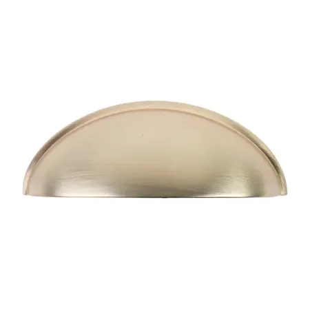Мебельная ручка-ракушка Larvij золото 76 мм